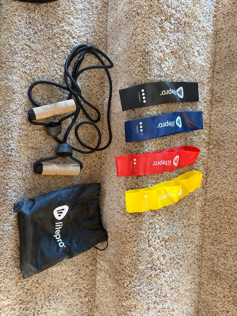 NWoT rubber resistance bands set